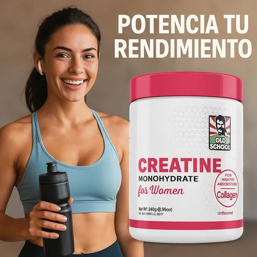 OLD SCHOOL: CREATINA #1 MUJER (Glúteos más grandes y cuerpo tonificado)